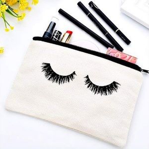Eyelash makeup cosmetic pencil bag pouch New